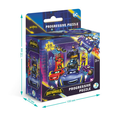 Пазл DoDo на 28 елементів Batwheels. Скликаю всіх бетмобілістів (200555)