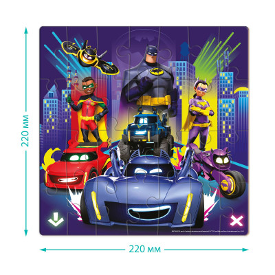 Пазл DoDo на 28 елементів Batwheels. Скликаю всіх бетмобілістів (200555)