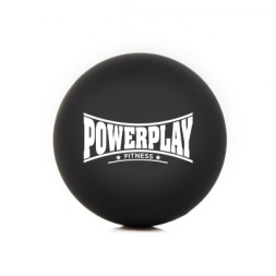 Масажний м'яч PowerPlay PP-4354 Silicone Lacrosse Ball (6.3см) Чорний (PP-4354_Black)