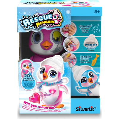 Інтерактивна іграшка Silverlit Врятуй Пінгвіна рожева (88651)
