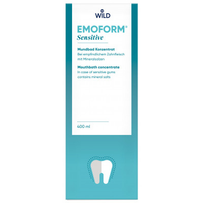 Ополіскувач для порожнини рота Dr. Wild Emoform Sensitive Для чутливих зубів 400 мл (7611841702218)