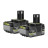 Набір акумулятор + зарядний пристрій Ryobi ONE+ RB1850X2 18V, 2х5Ah (5133005305)