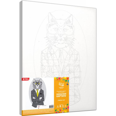 Картина по номерам Rosa Start Fashion Cat 35 х 45 см (N00013266) (4823098514275)