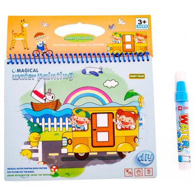 Розвиваюча іграшка Baby Team Книжечка-розмальовка водна Машинка (9030_машинка)