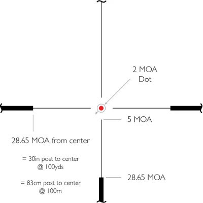 Оптичний приціл Hawke Vantage 30 WA 3-9x42 сітка L4A Dot з підсвічуванням (14279)