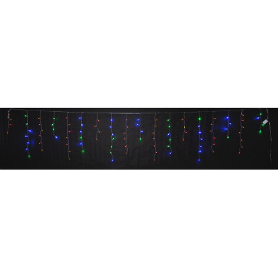 Гірлянда Delux ICICLE С 100 LED 3.2х0.7 м Теплий білий/Прозорий IP20 (90015255)
