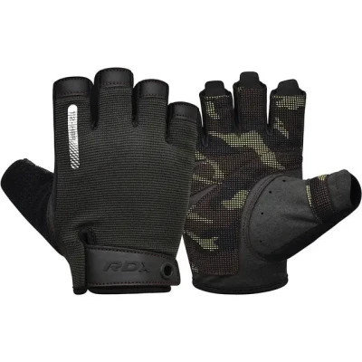 Рукавички для фітнесу RDX T2 Half Brown L (WGA-T2HBR-L)