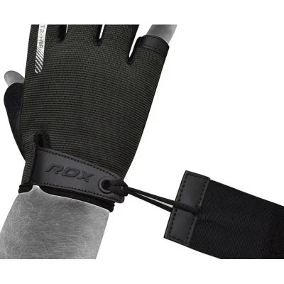 Рукавички для фітнесу RDX T2 Half Brown L (WGA-T2HBR-L)