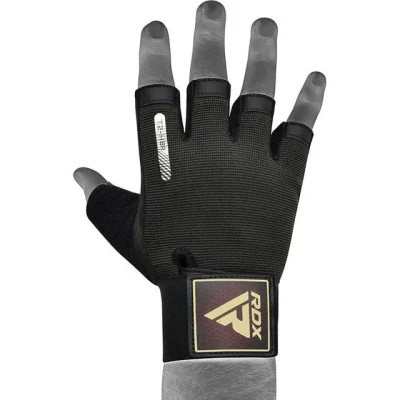 Рукавички для фітнесу RDX T2 Half Brown L (WGA-T2HBR-L)