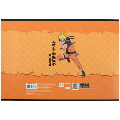 Альбом для малювання Kite Naruto, 12 аркушів (NR23-241)