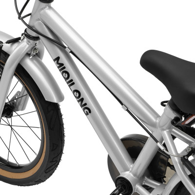 Дитячий велосипед Miqilong ST 16&quot; срібний (RBB-ST16-SILVER)