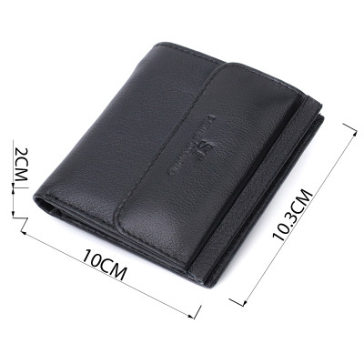 Гаманець ST Leather З натуральної шкіри Чорний (22719)