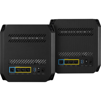 Точка доступу Wi-Fi ASUS GT6 Black 2PK (GT6(B-2-PK))