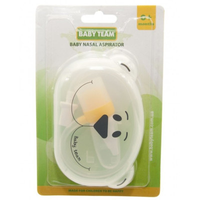 Носовой аспиратор Baby Team с трубочкой (7003)
