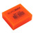 Гумка Buromax NEON, прямокутна 40x35x14 мм, м&#039;який пластик, асорті кольорів (BM.1123)