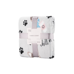 Плед Ardesto Flannel бульдоги 160х200 см (ART0112PB)