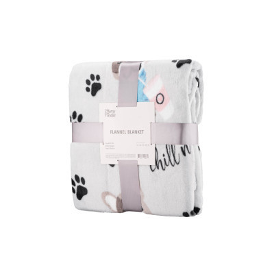 Плед Ardesto Flannel бульдоги 160х200 см (ART0112PB)