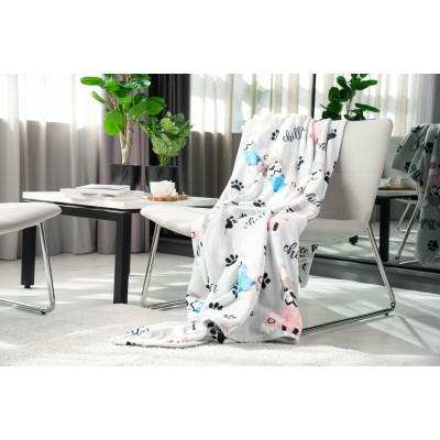 Плед Ardesto Flannel бульдоги 160х200 см (ART0112PB)
