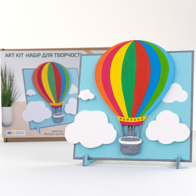 Картина по номерам Rosa Talent 3D Іn the Сlouds МДФ ґрунтоване, 19х20 см (4823098543541)