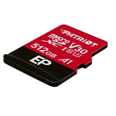 Карта пам&#039;яті Patriot 512GB microSD class 10 UHS-I U3 (PEF512GEP31MCX)