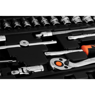Набір інструментів Neo Tools 46шт, 1/4&quot;, CrV, кейс (10-004)