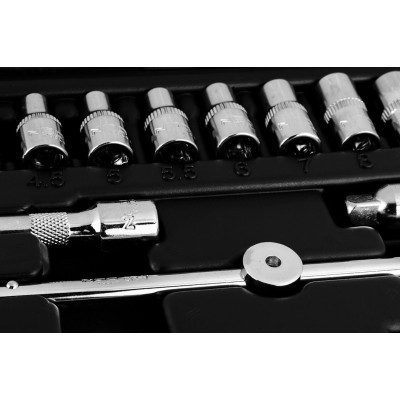 Набір інструментів Neo Tools 46шт, 1/4&quot;, CrV, кейс (10-004)