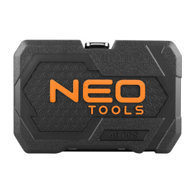 Набір інструментів Neo Tools 46шт, 1/4&quot;, CrV, кейс (10-004)