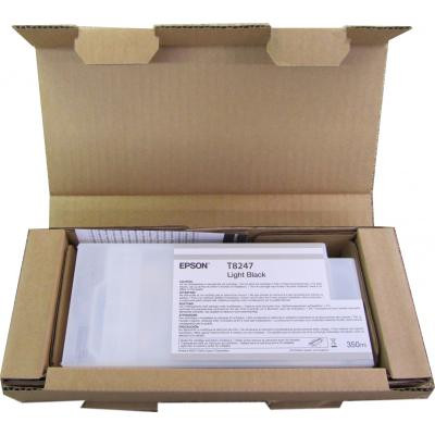 Картридж Epson SureColor SC-P6000/P7000/P8000/P9000 Light Black 350мл (C13T824700/C13T54X700)