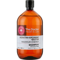 Шампунь The Doctor Health &amp; Care Keratin + Arginine + Biotin Maximum Energy 946 мл (8588006041705)