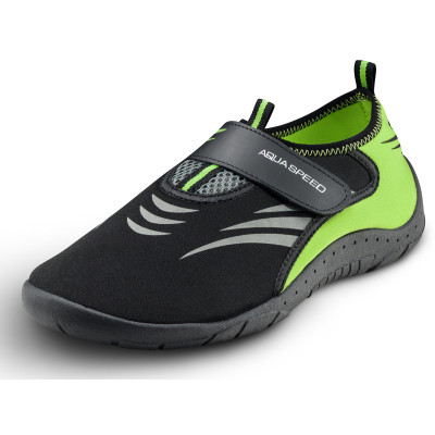 Аквашузи Aqua Speed Aqua Shoe Model 642-27A 35 чорний/салатовий 46 (5908217676061)