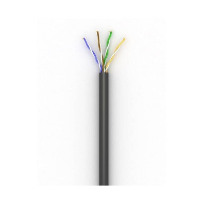 Кабель мережевий OK-Net UTP 100м cat.5e outdoor (U/UTP-cat.5Е-SL) (КПП-ВП (100) 4х2х0,46 / 100)