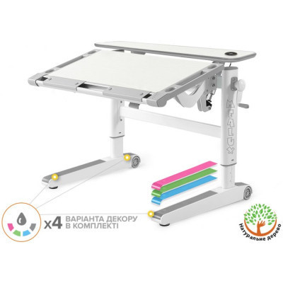 Парта Mealux Ergowood L Multicolor TG Energy (BD-810 TG/MC Energy)