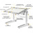 Парта Mealux Ergowood L Multicolor TG Energy (BD-810 TG/MC Energy)