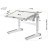 Парта Mealux Ergowood L Multicolor TG Energy (BD-810 TG/MC Energy)