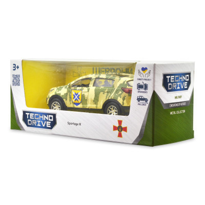 Машина TechnoDrive Автомодель серії Шеврони Героїв - Kia Sportage R - 56 ОМПБр (250362M)