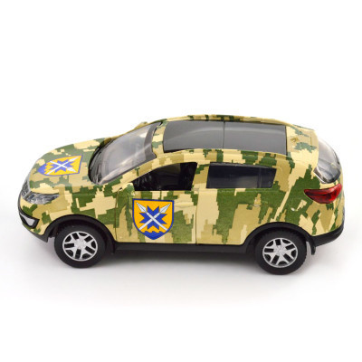 Машина TechnoDrive Автомодель серії Шеврони Героїв - Kia Sportage R - 56 ОМПБр (250362M)