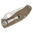 Ніж Spyderco Tenacious M4 Serrated Brown G10 (C122GBNM4PS)