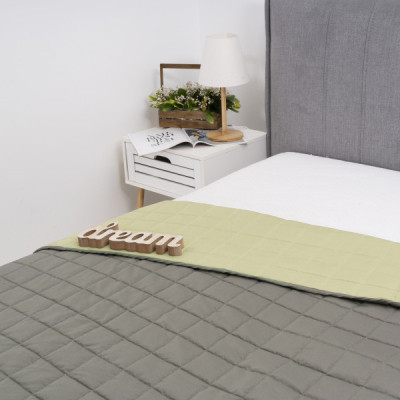 Покривало Viluta стьобане двустороннє Дует Хакі 140х210 (duet_xaki_210x140)