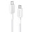 Дата кабель USB-C to USB-C 0.9m nylon 322 white Anker (A81F5H21/A81F5G21)