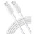 Дата кабель USB-C to USB-C 0.9m nylon 322 white Anker (A81F5H21/A81F5G21)