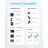 Дата кабель USB-C to USB-C 0.9m nylon 322 white Anker (A81F5H21/A81F5G21)