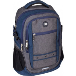 Рюкзак шкільний Cool For School 44х28х14 см 17 л Grey / Blue (CF86309)