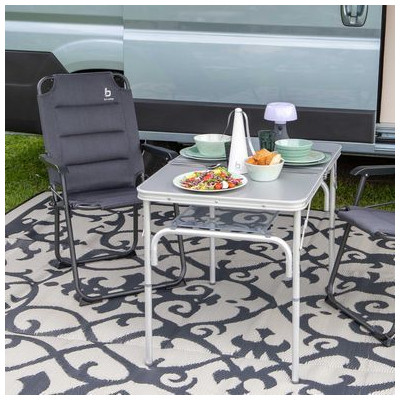 Туристичний стіл Bo-Camp Premium 120x60 cm Grey (1404421) (DAS303281)