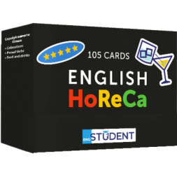 Навчальний набір English Student Картки для вивчення англійської мови HoReCa English Vocabulary, українська (591225970)