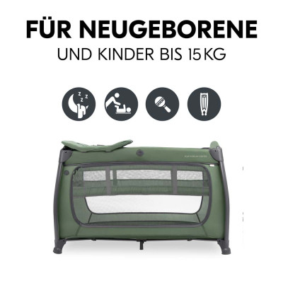 Дитячий манеж Hauck Play N Relax Dark Green (60015-3)