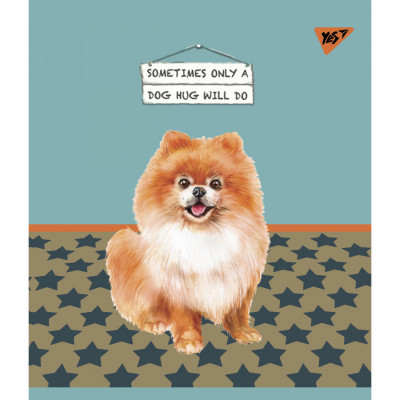 Зошит Yes А5 Dogs 12 аркушів клітинка (766793)