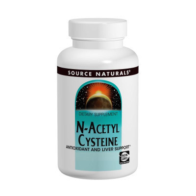 Амінокислота Source Naturals NAC (N-Ацетил-L-Цистеин) 600мг, 60 таблеток (SN0850)