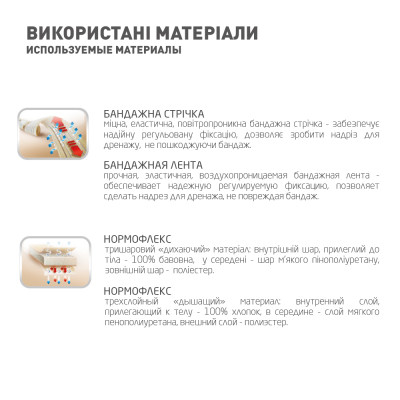 Бандаж MedTextile Бандаж універсальний, розмір M/L, люксшт (4820137292675)