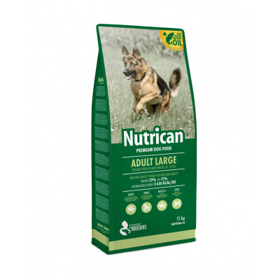 Сухий корм для собак Nutrican Adult Large для собак великих порід зі смаком курки 15 кг (nc507023)