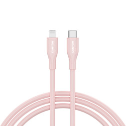 Дата кабель USB-C to Lightning 1.0m CLNM60 C-L 60W MFI Silicon Pink Canyon (CNS-CLNM60SC10PS)